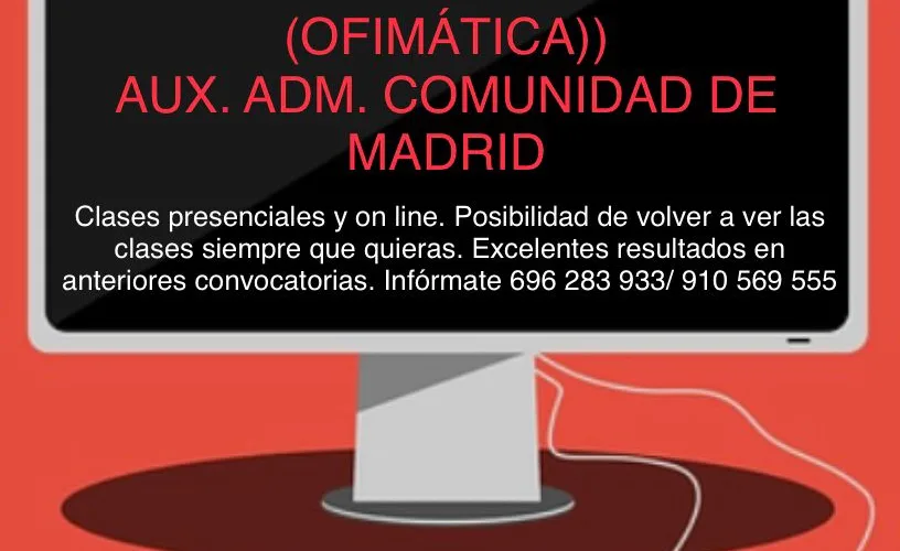 Auxiliar Administrativo Comunidad Madrid