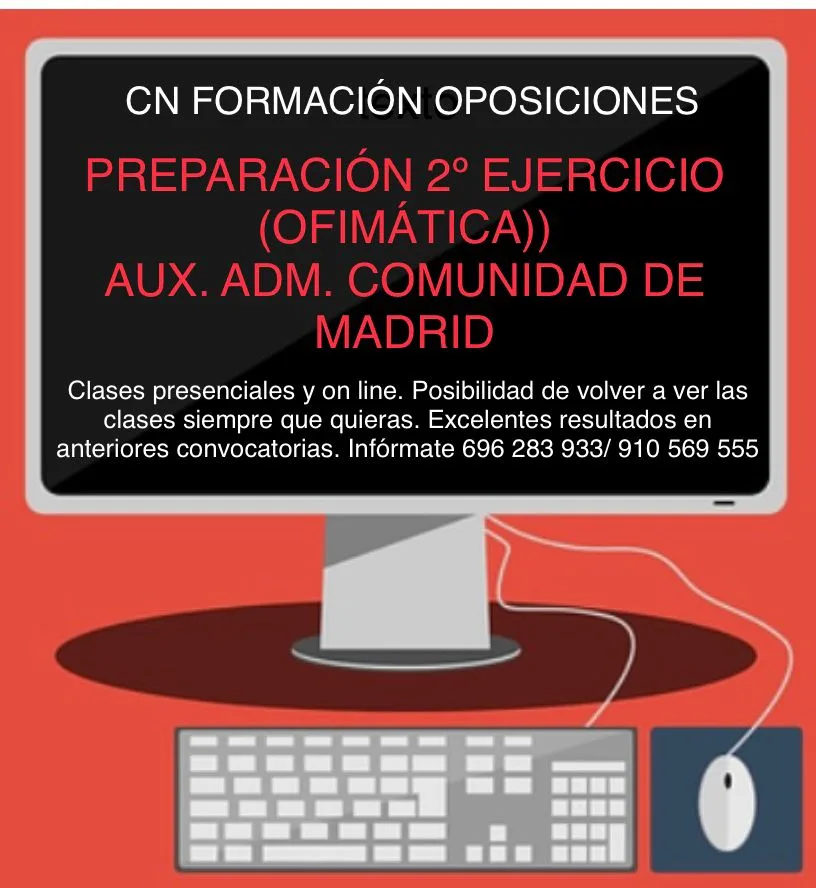 Auxiliar Administrativo Comunidad Madrid