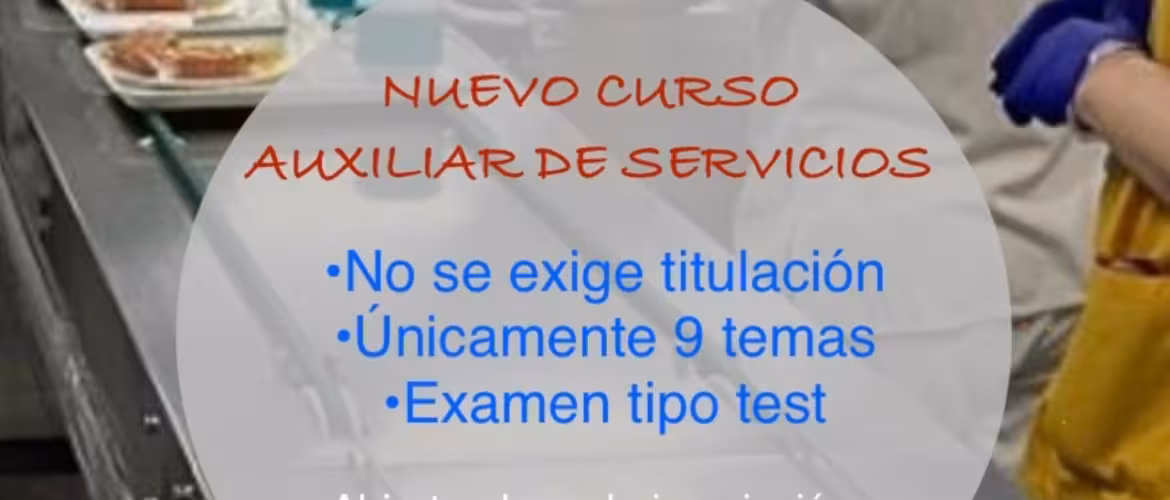 Auxiliar de Servicios de la Comunidad de Madrid